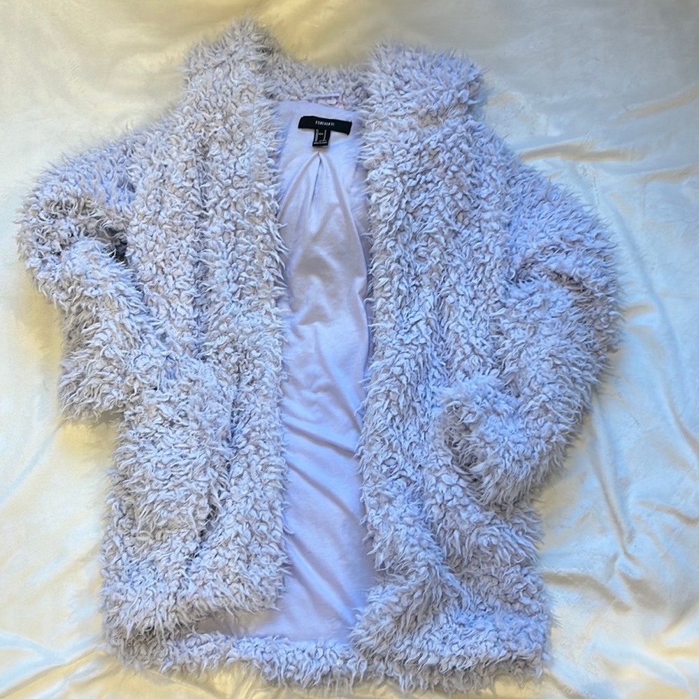 Purple Sherpa coat